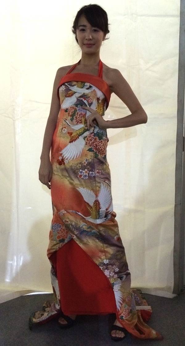 kimono dress fashion asia model