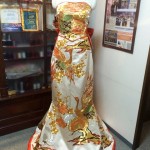 Kimono Dress Beige Uchikake [Crane]